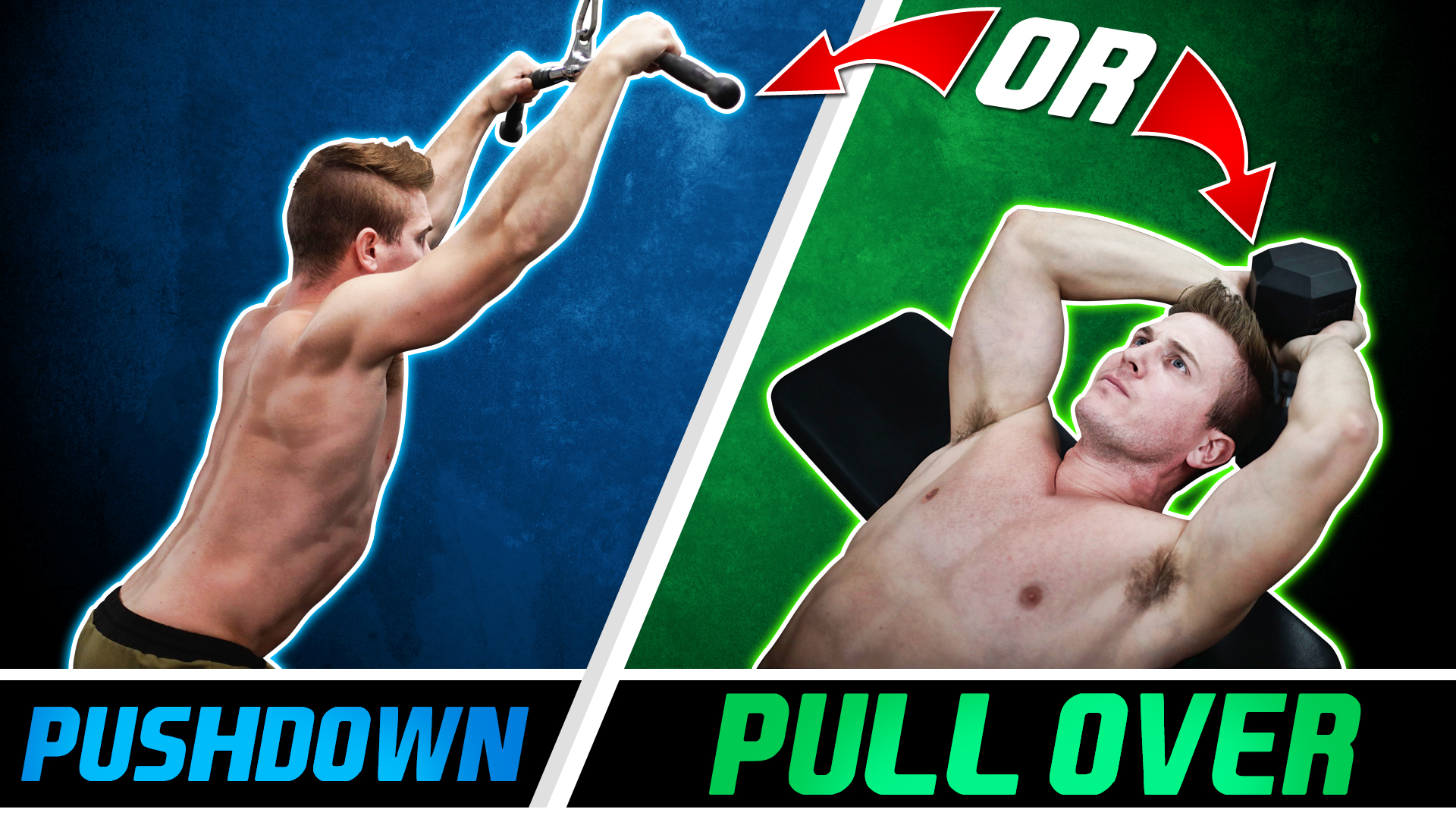 Lat Pushdown VS Dumbbell Pull Over Muscular Strength