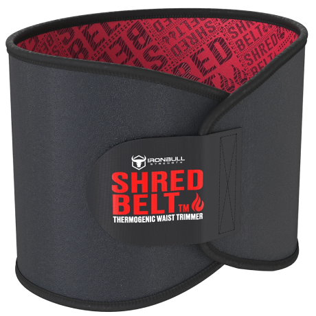 Iron Bull Strength Shred Belt V2 - Thermogenic Waist Trimmer for
